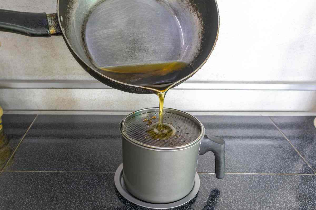 come smaltire l'olio frittura