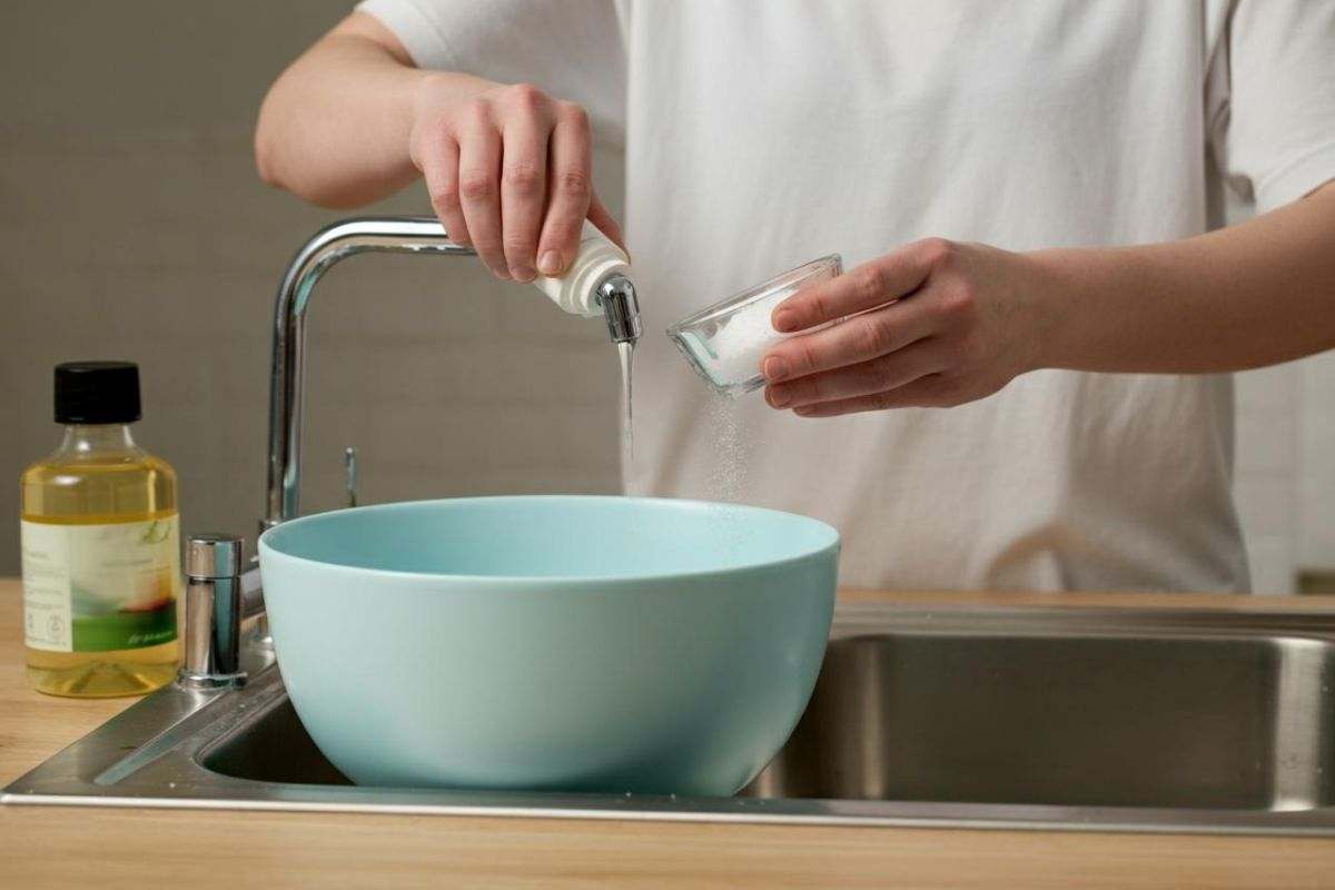 Sale detersivo piatti, benefici