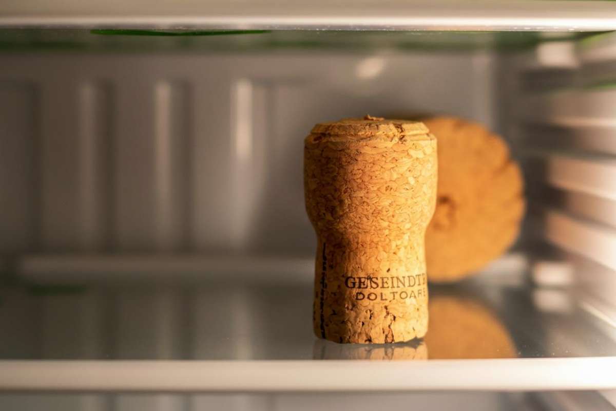 Tappo di sughero in frigo