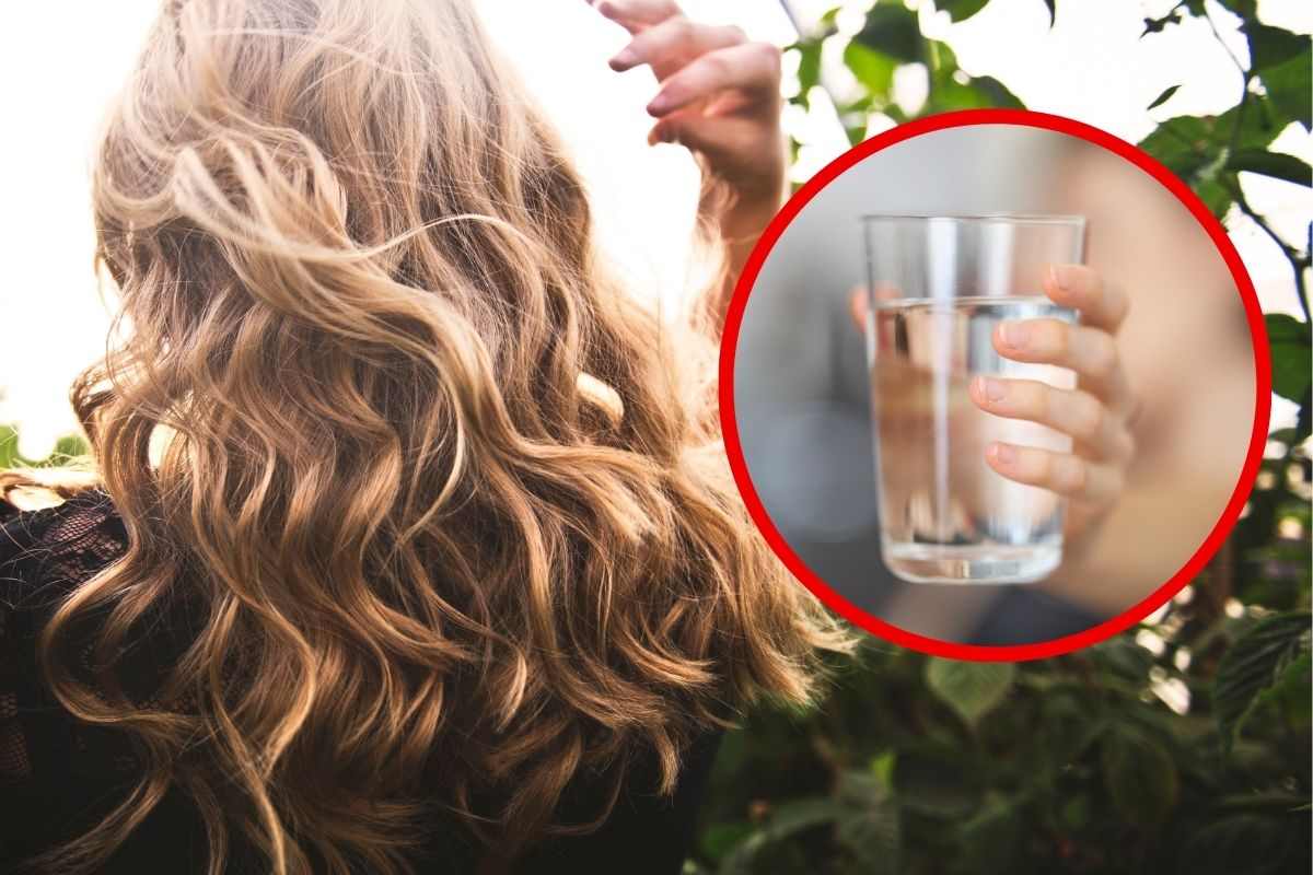 capelli: per averli perfetti basta un bicchiere d'acqua