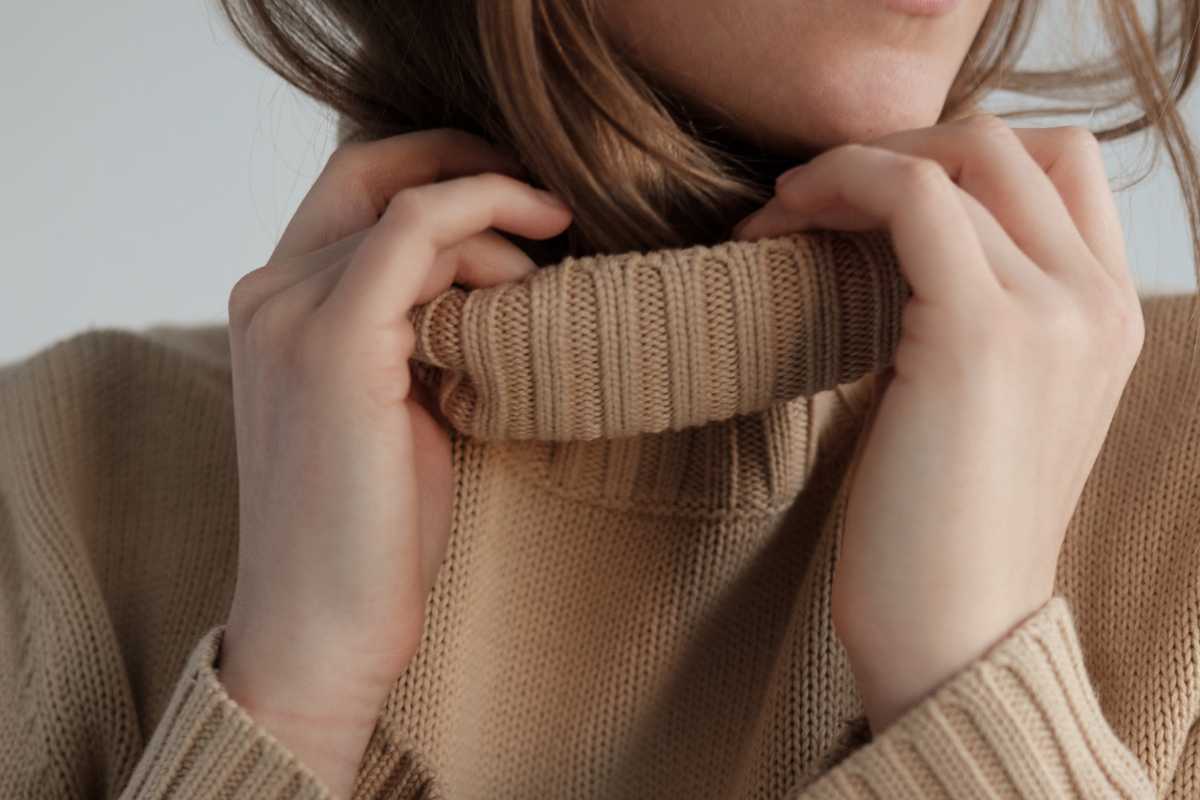 maglione come togliere effetto prurito