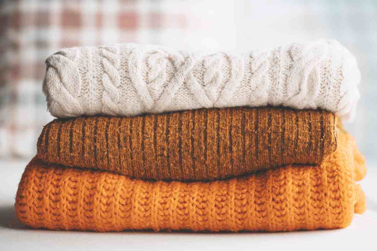 Maglioni di lana, mia nonna li lavava così e non si infeltrivano mai