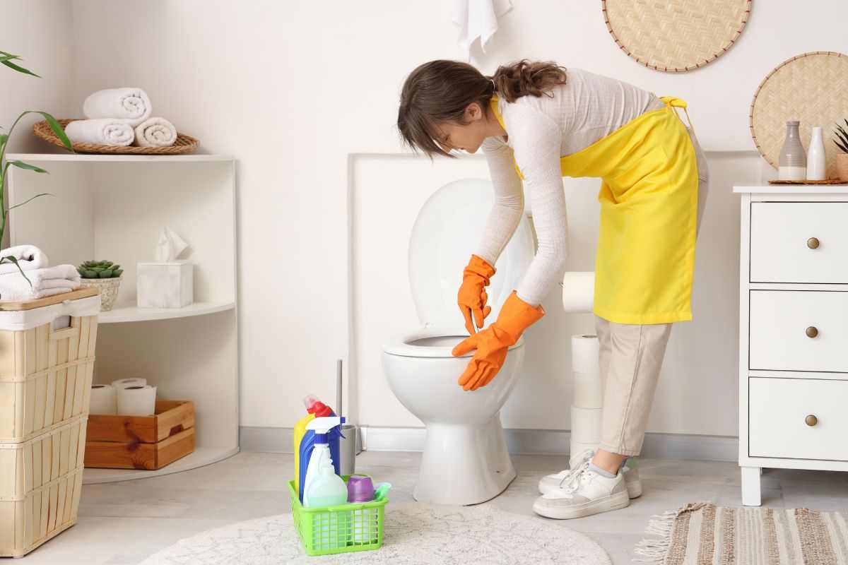 come pulire il water ingiallaito