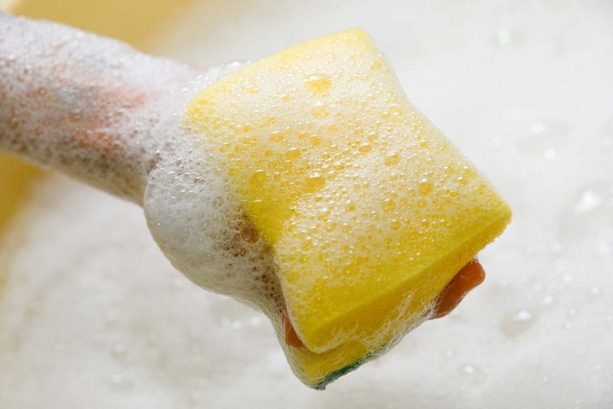 Lo facciamo tutti, l’errore che rende la spugnetta più sporca del lavandino